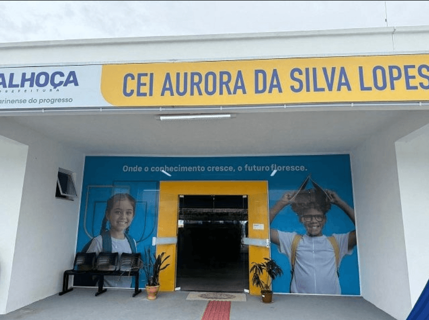 Prefeitura de Palhoça inaugura CEI Aurora com capacidade para 250 crianças na Praia do Sonho